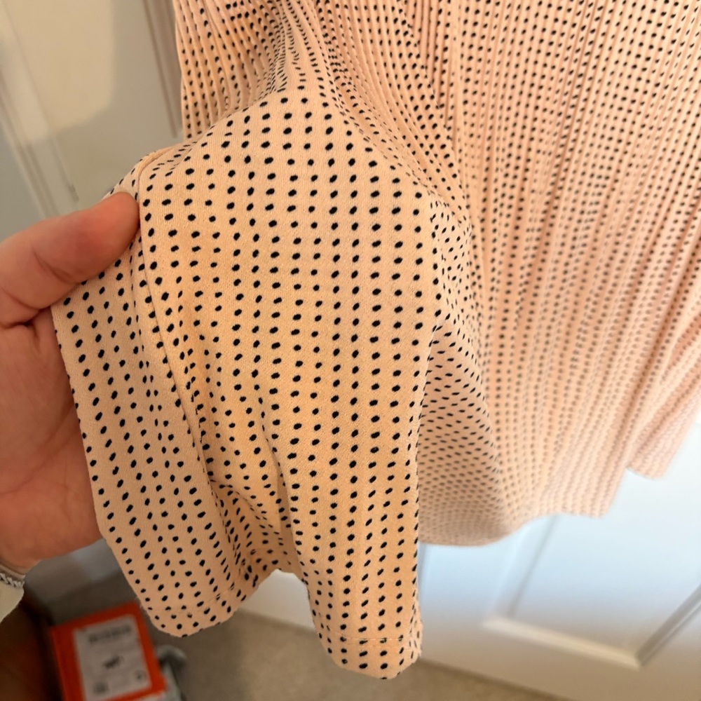 Adrianna Pappell Ribbed Sleveless Blouse Office Dressy Business wear Top - Picture 7 of 12